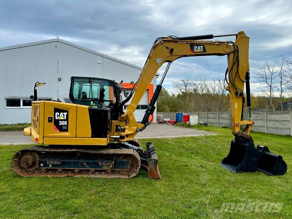 CAT 308 CR Vidutinės galios ekskavatoriai 7-12 t