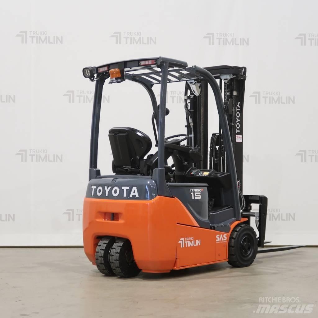 Toyota 8FBE15T Elektriniai šakiniai krautuvai