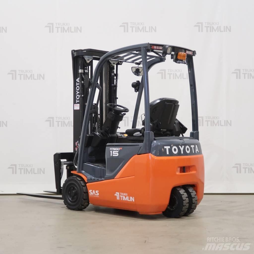 Toyota 8FBE15T Elektriniai šakiniai krautuvai