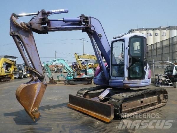 Komatsu PC75UU Vikšriniai ekskavatoriai