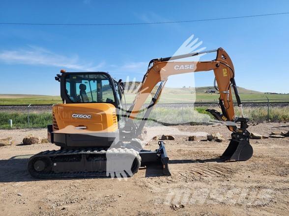 CASE CX60C Vikšriniai ekskavatoriai