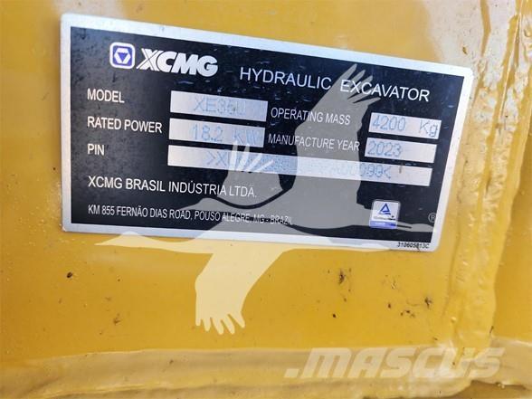 XCMG XE35U Mini ekskavatoriai < 7 t