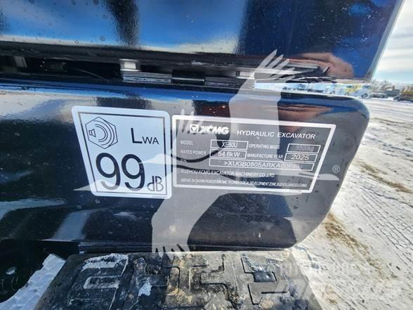 XCMG XE80U Vikšriniai ekskavatoriai
