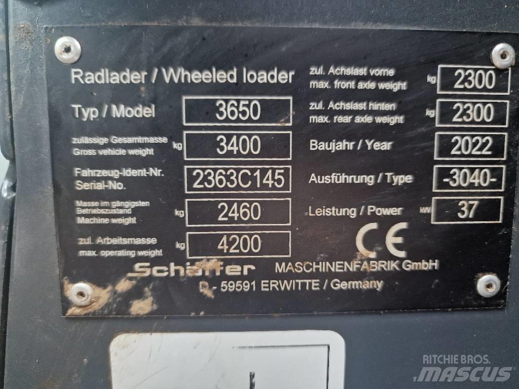 Schäffer 3650 Naudoti ratiniai krautuvai