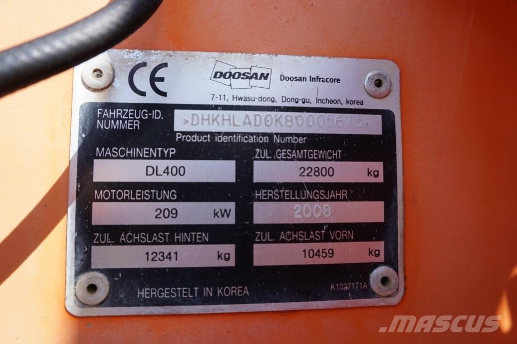 Doosan DL 400 Naudoti ratiniai krautuvai