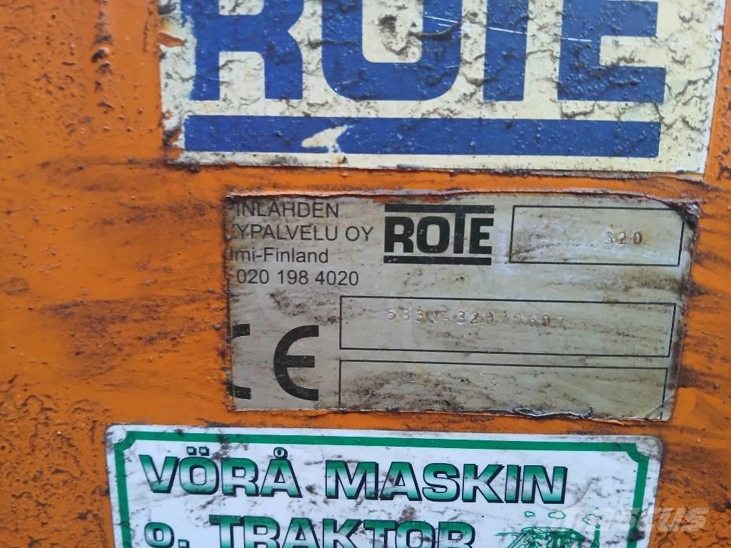 Rote 320 Nivelaura Sniego peiliai ir valytuvai