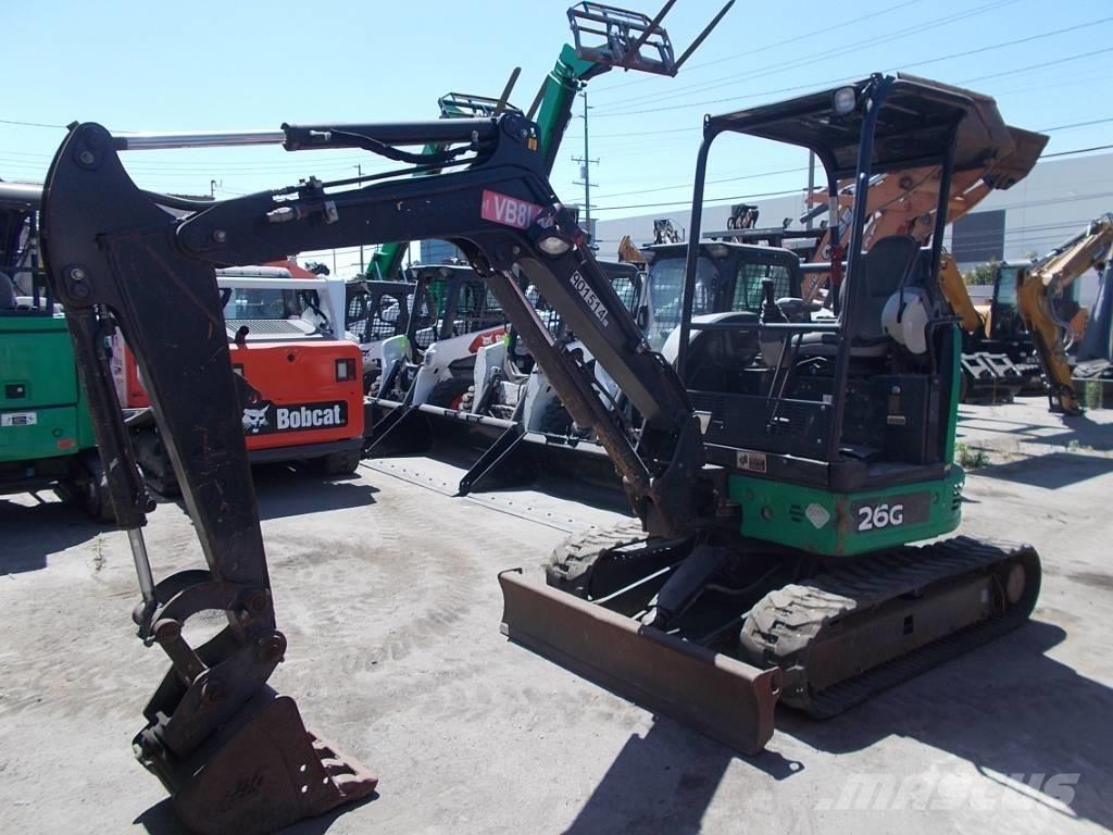 John Deere 26G Mini ekskavatoriai < 7 t