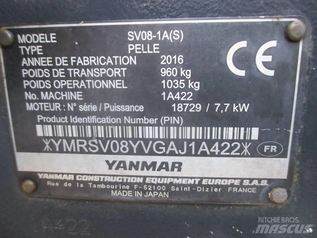 Yanmar SV 08-1 A Mini ekskavatoriai < 7 t