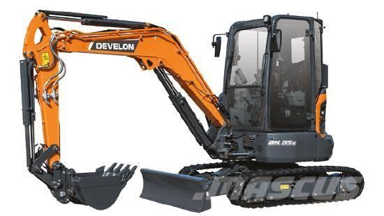 Doosan DX35Z-7 Mini ekskavatoriai < 7 t