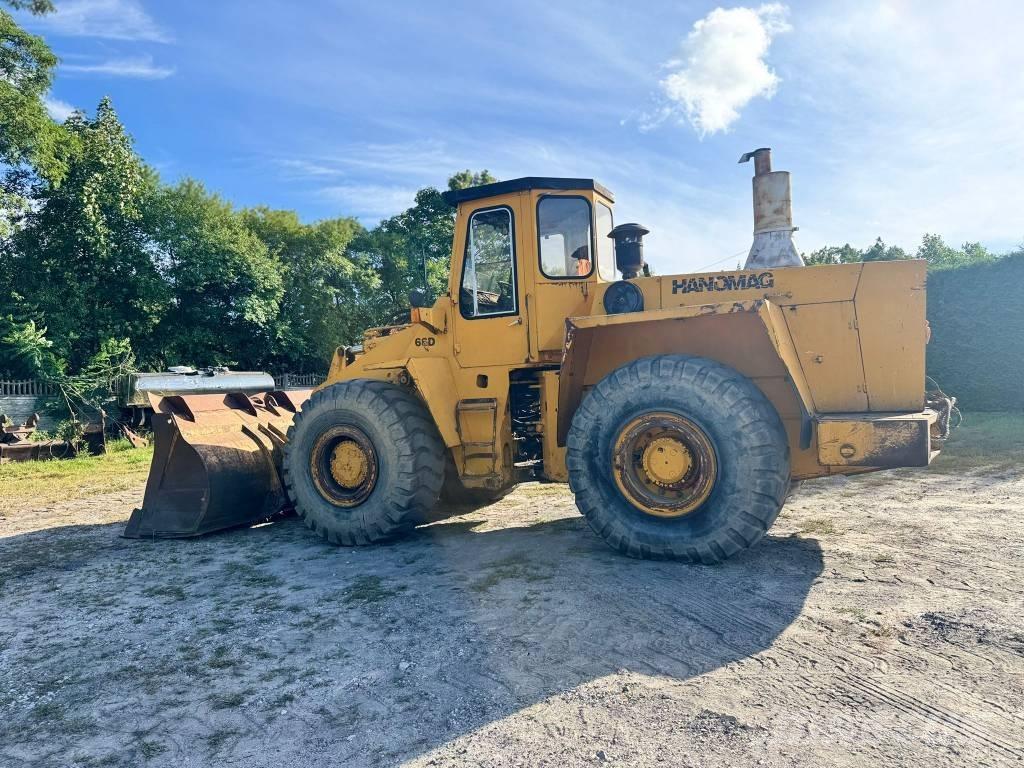 Hanomag 66d Naudoti ratiniai krautuvai