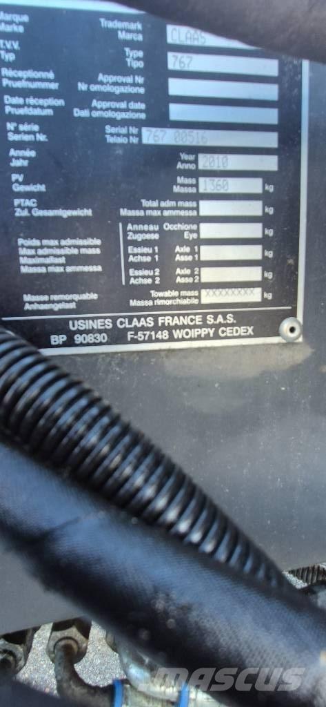 CLAAS 355 Ritinių presai
