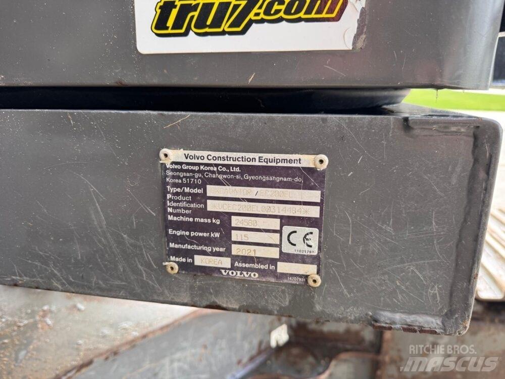 Volvo EC200EL Vikšriniai ekskavatoriai
