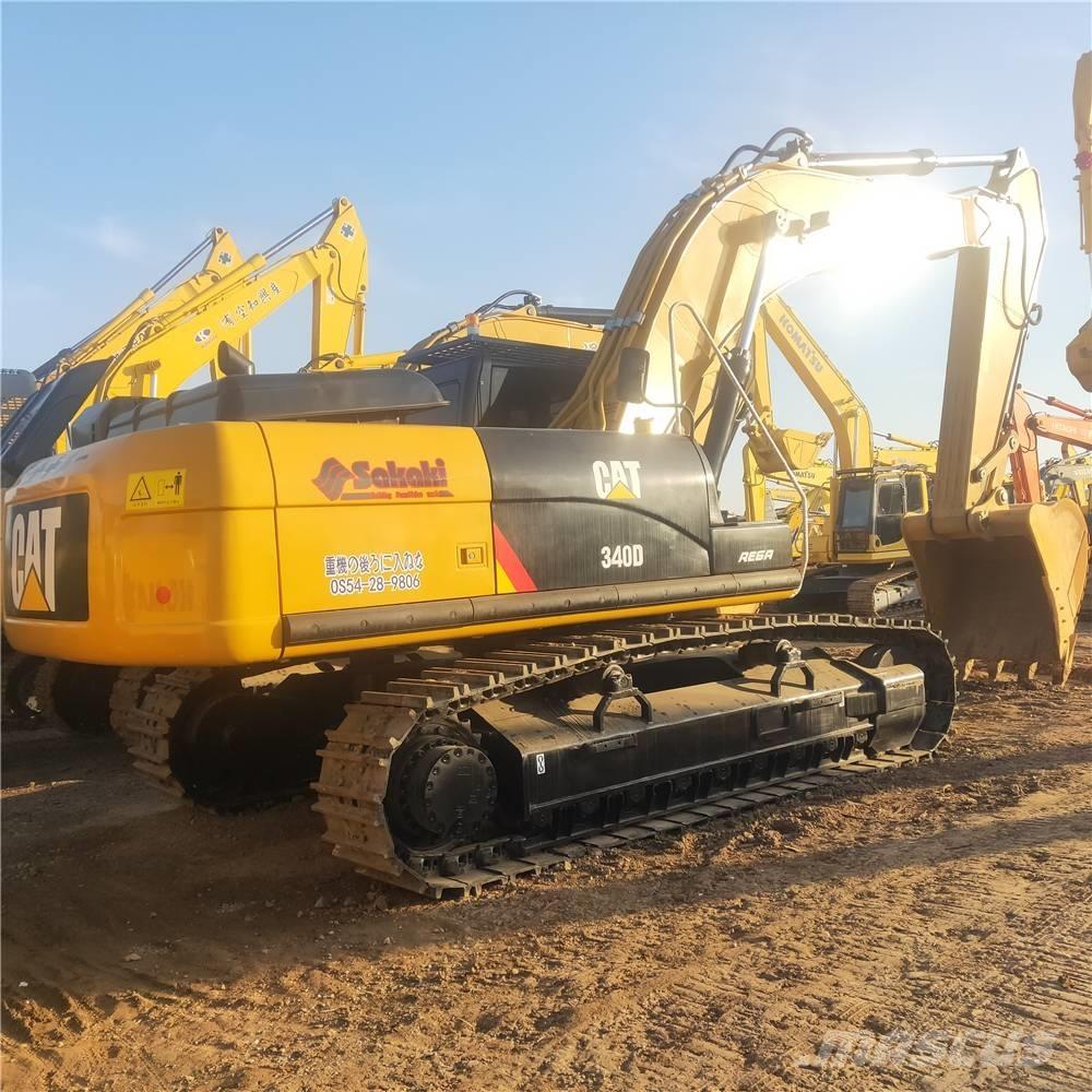 CAT 340D2 Vikšriniai ekskavatoriai