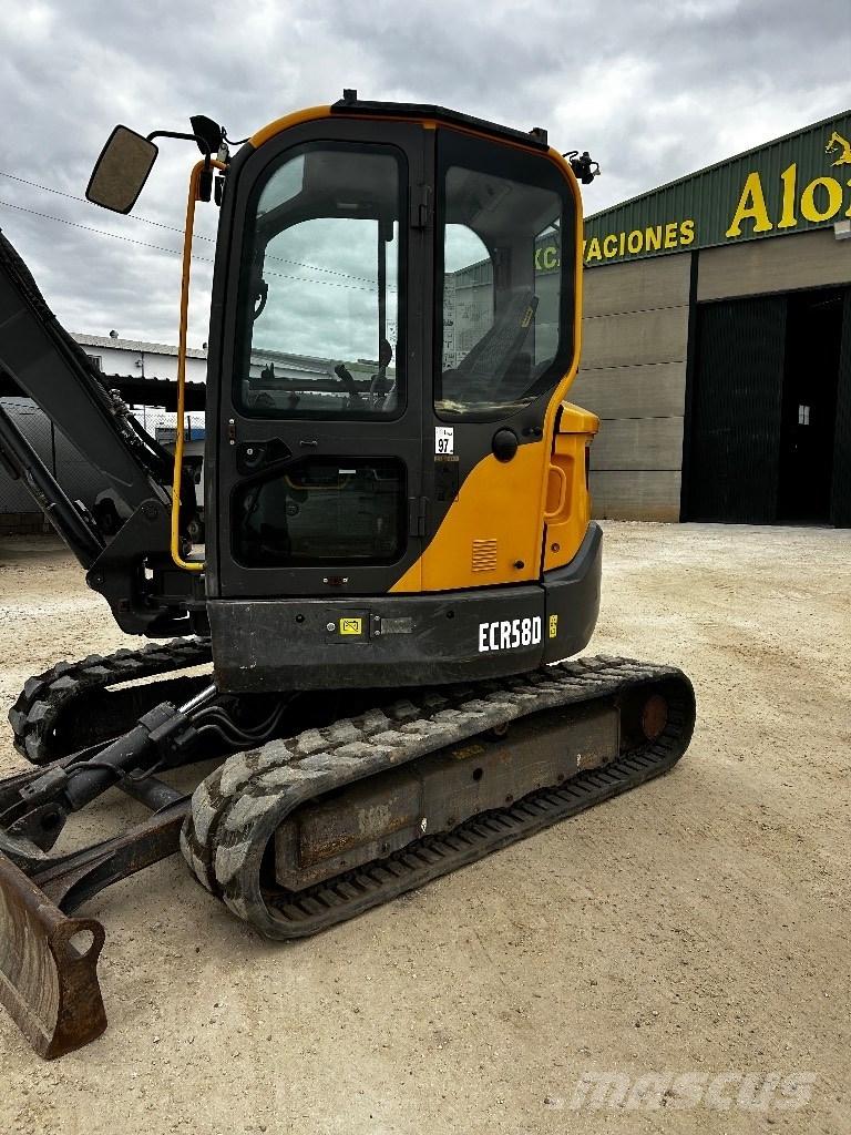 Volvo ECR 58 D Mini ekskavatoriai < 7 t