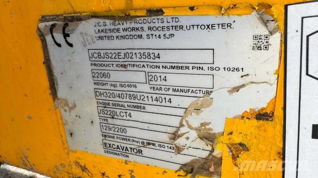 JCB JS 220 LC Vikšriniai ekskavatoriai