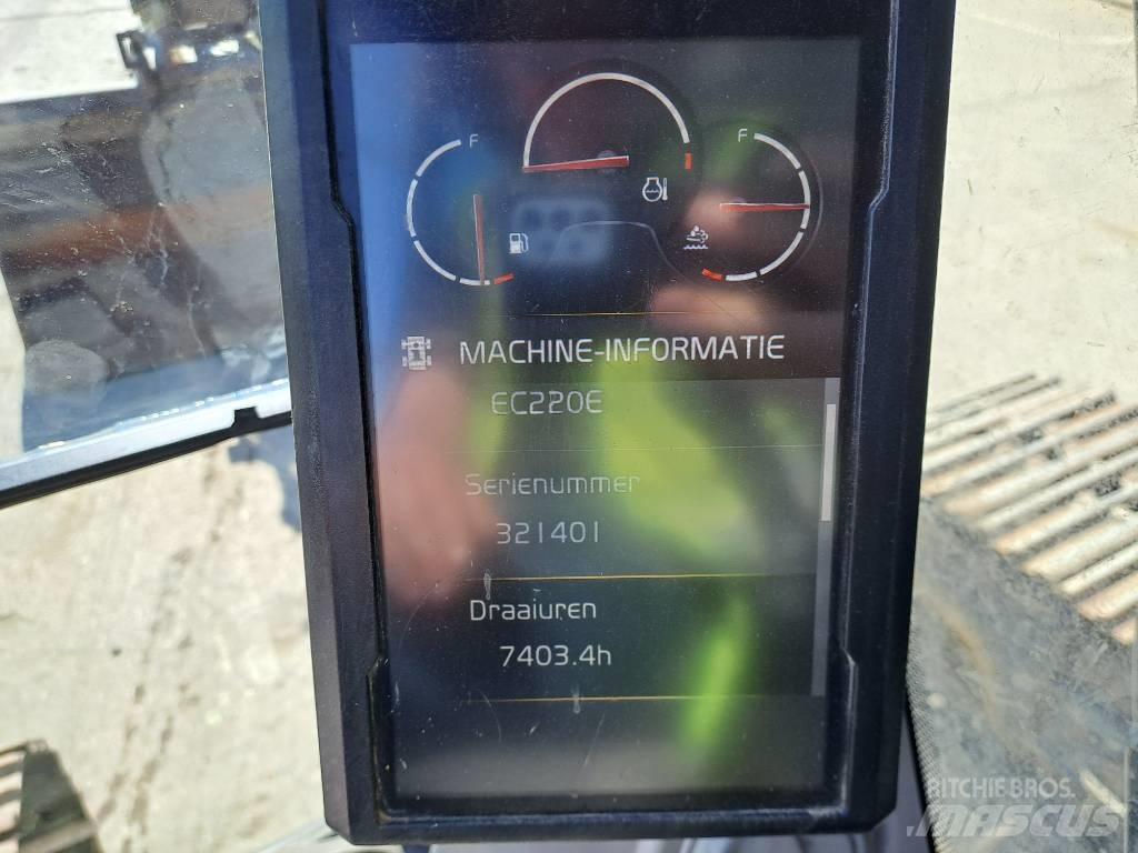 Volvo EC220EL Vikšriniai ekskavatoriai