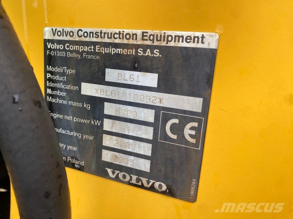Volvo BL 61 Ekskavatoriniai krautuvai