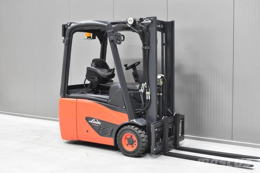 Linde E 16 C-02 Elektriniai šakiniai krautuvai