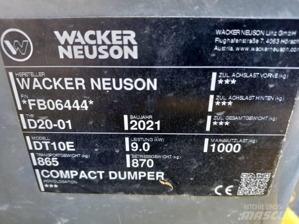 Wacker Neuson DT10e Vikšrinė savivartė technika