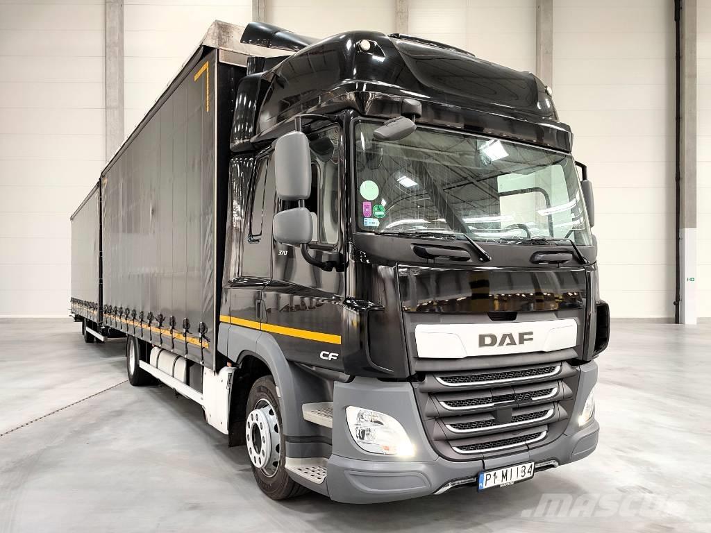 DAF CF 370 FA Priekabos su tentu