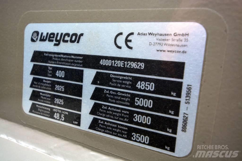 Weycor (Atlas) AR 400 Naudoti ratiniai krautuvai