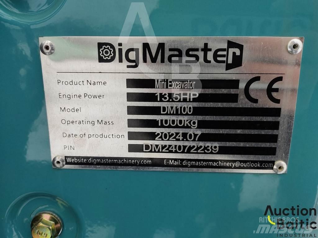 Digmaster DM100 Mini ekskavatoriai < 7 t