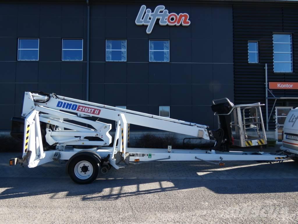 Dino 210 XT Skylift Ant priekabų montuojamos kėlimo platformos