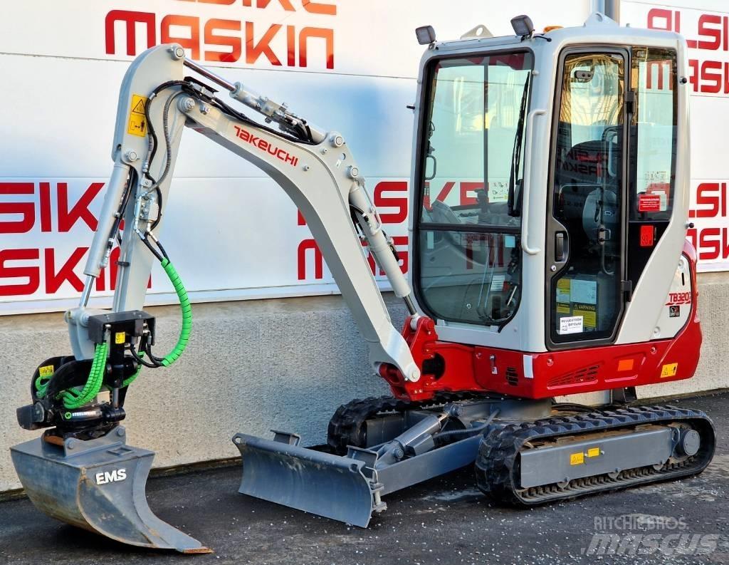 Takeuchi TB 320 Mini ekskavatoriai < 7 t