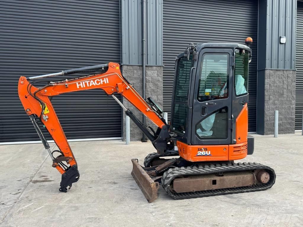 Hitachi ZX 26 U-6 cr Mini ekskavatoriai < 7 t