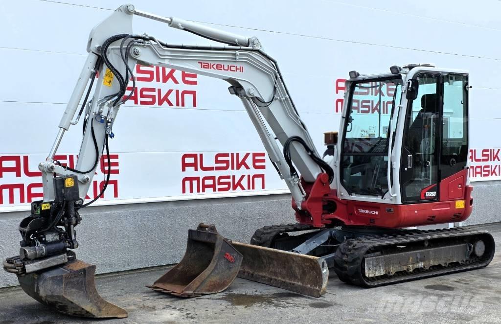 Takeuchi TB 260 Mini ekskavatoriai < 7 t
