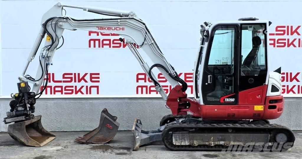 Takeuchi TB 260 Mini ekskavatoriai < 7 t