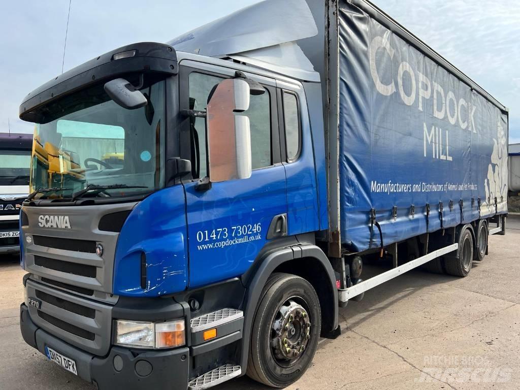 Scania P 270 Priekabos su tentu