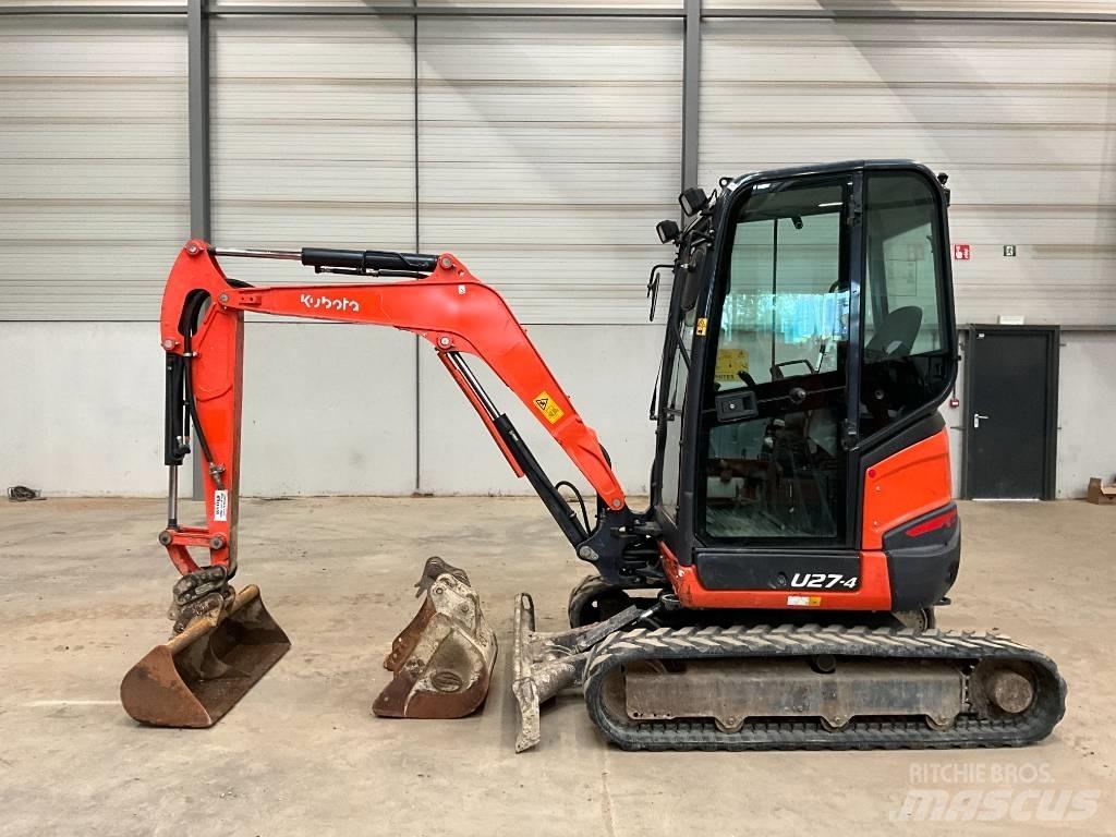 Kubota U 27-4 Mini ekskavatoriai < 7 t