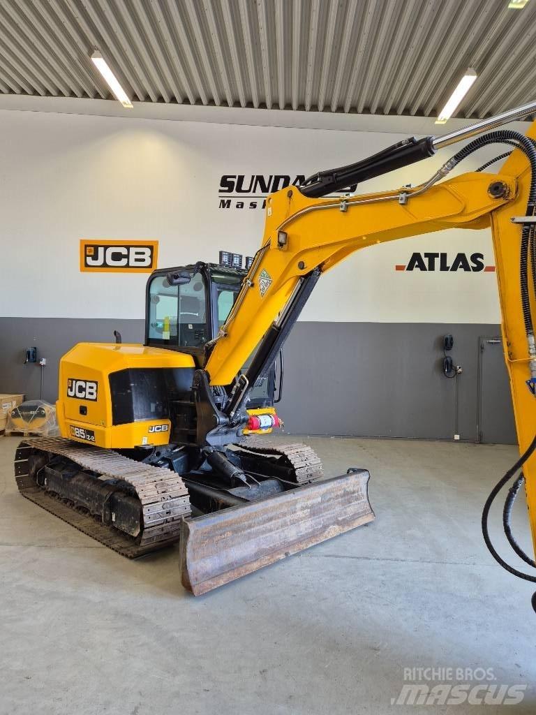 JCB 85 Z-2 Vidutinės galios ekskavatoriai 7-12 t