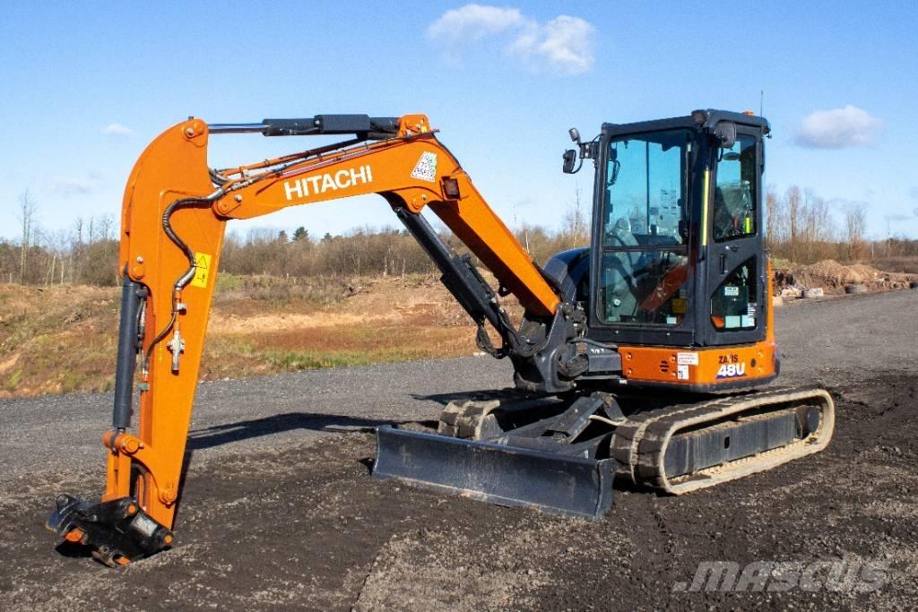 Hitachi ZX48U Mini ekskavatoriai < 7 t