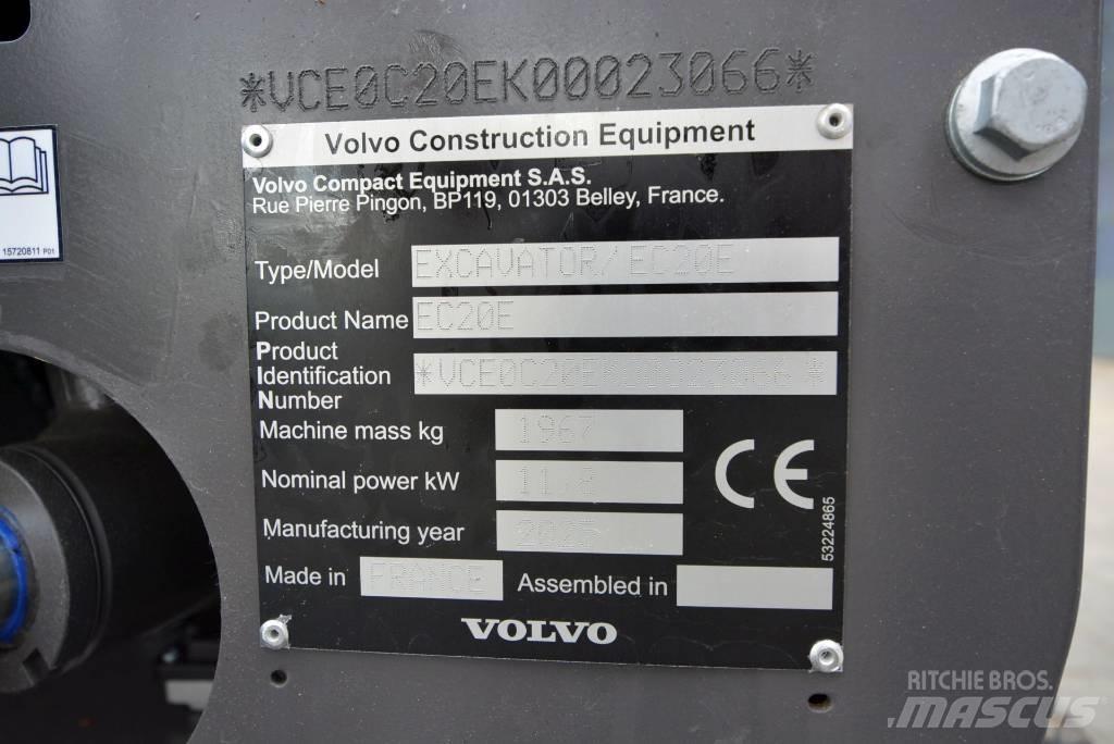 Volvo EC 20 E Mini ekskavatoriai < 7 t