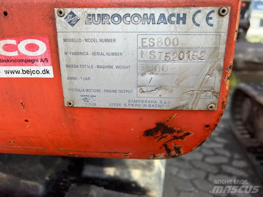 Eurocomach es800 Vidutinės galios ekskavatoriai 7-12 t