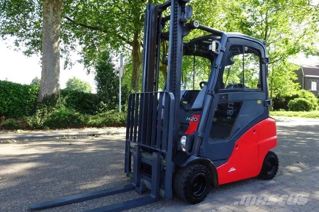 Linde H20 Heftruck LPG (dujiniai) krautuvai