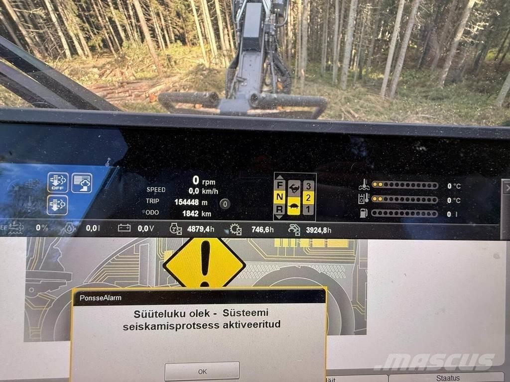 Ponsse Ergo 8W Miško technika (Harvesteriai)