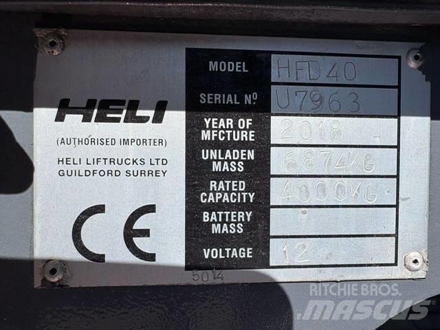 Heli HFD40 Dyzeliniai krautuvai