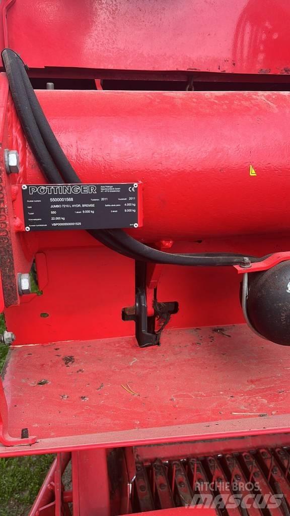 Pöttinger Jumbo 7210 Savikrovės priekabos
