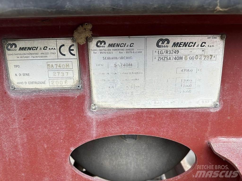 Menci SA 740 Savivartės puspriekabės