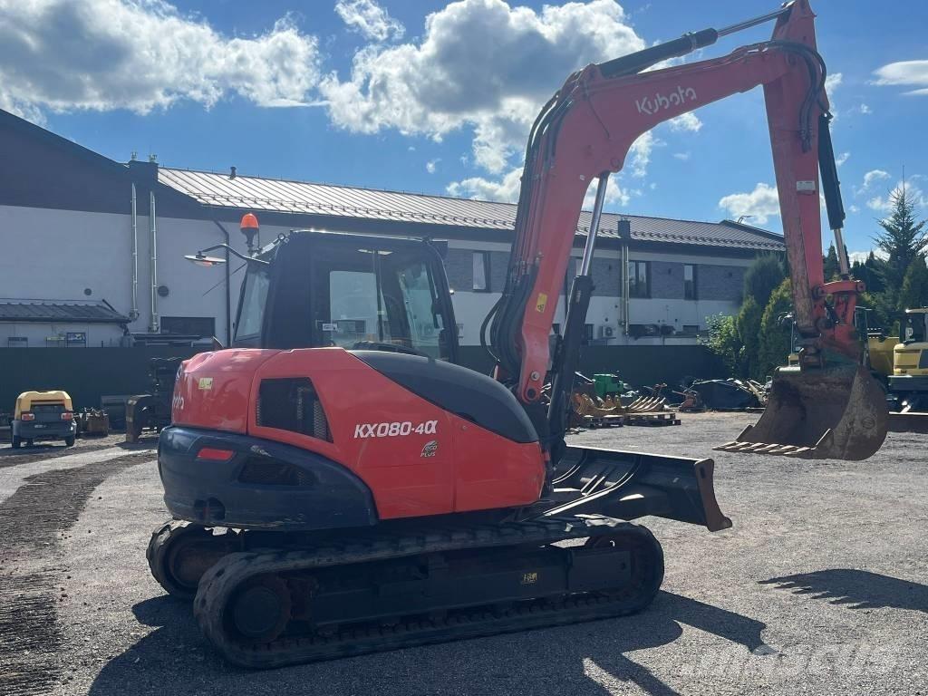 Kubota KX080 Vidutinės galios ekskavatoriai 7-12 t