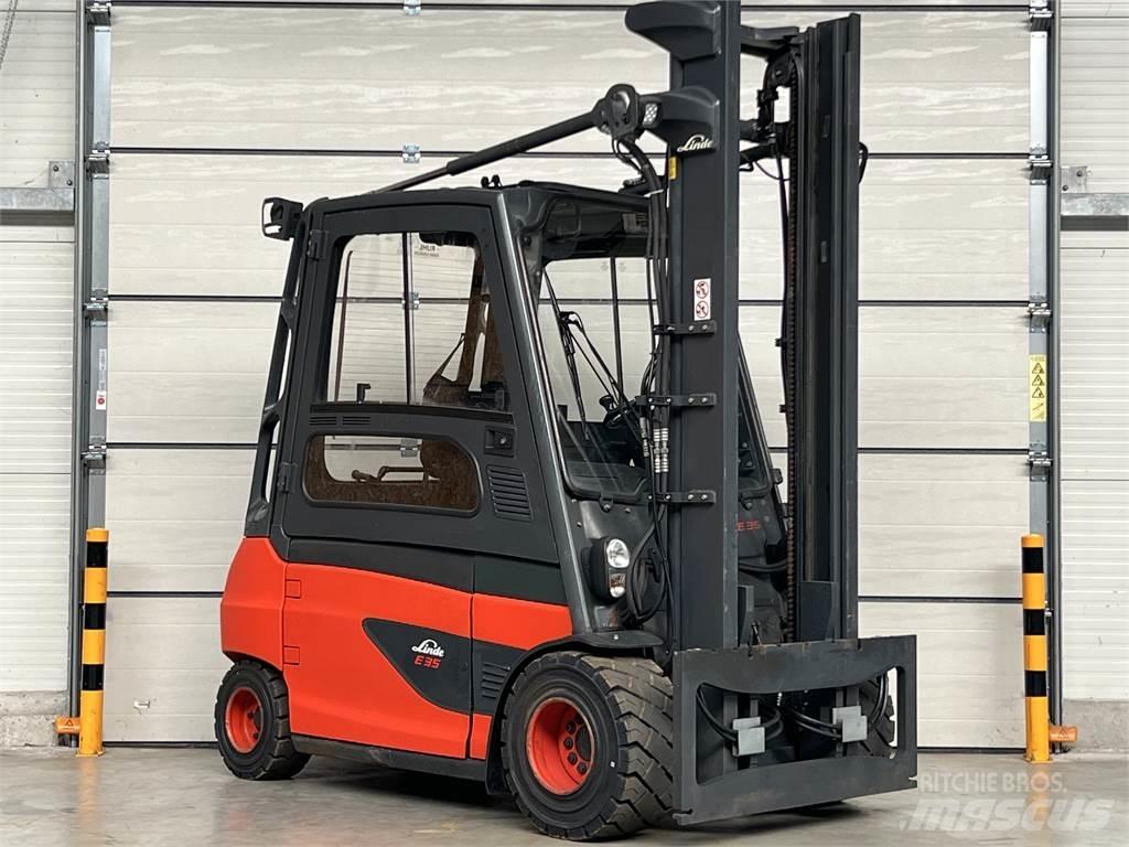 Linde E35L-01 Elektriniai šakiniai krautuvai