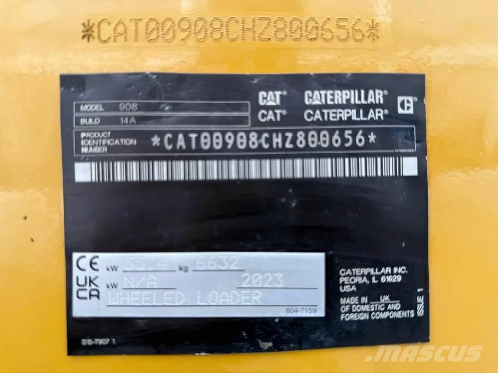 CAT 908 | A/C | EPA Naudoti ratiniai krautuvai