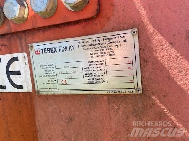 Terex Finlay 694T Mobilūs sietai