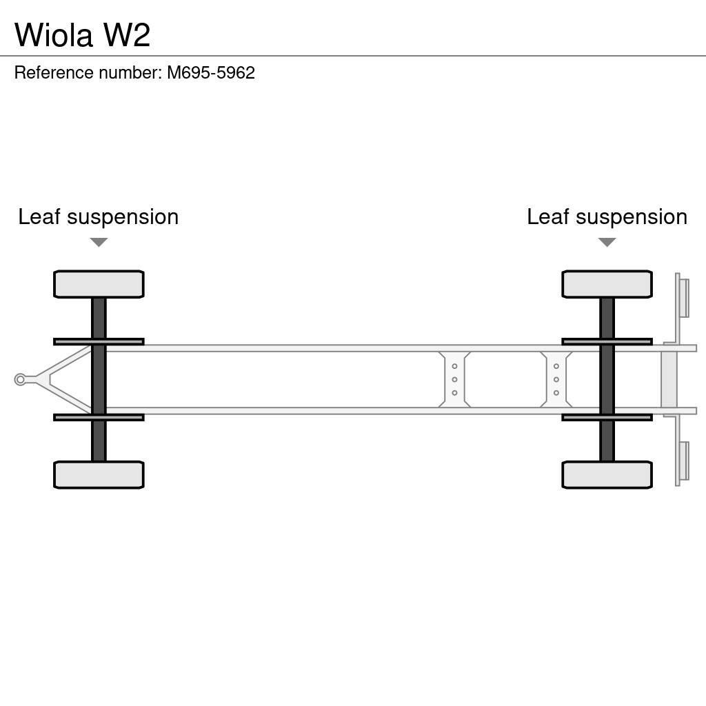 Wiola W2 Platformos / Pakrovimas iš šono