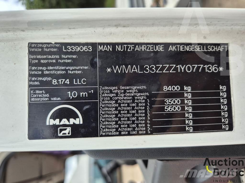 MAN 8.174 LLC Pagalbos kelyje automobiliai