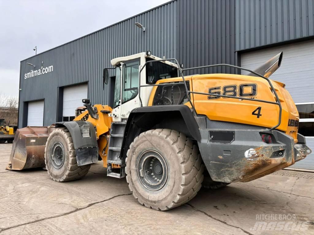 Liebherr L580 Naudoti ratiniai krautuvai