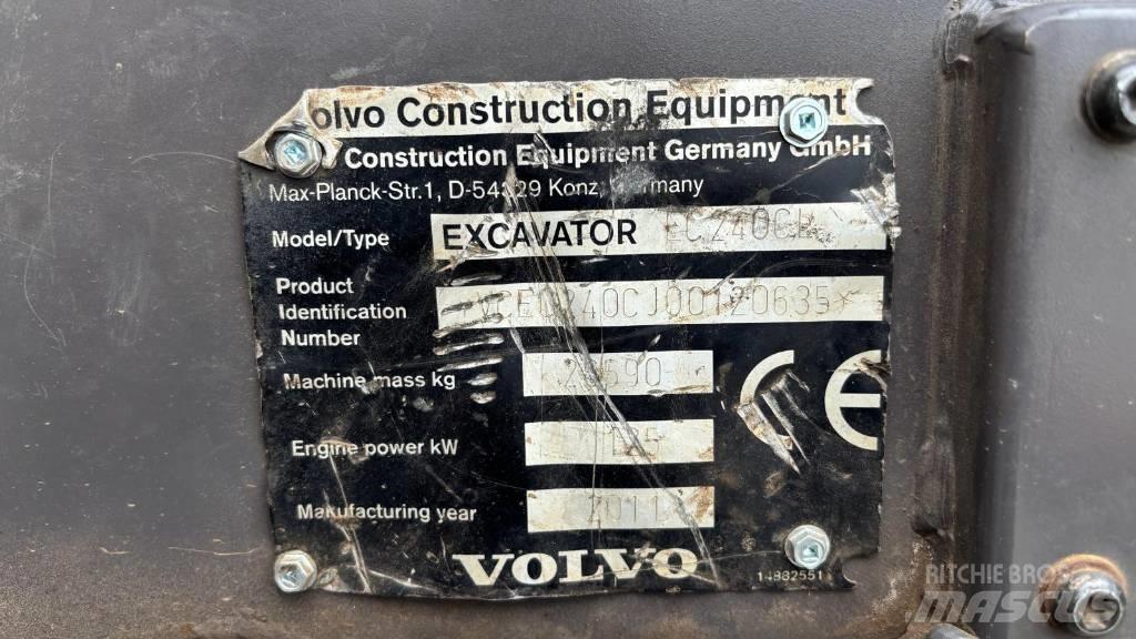 Volvo EC 240 C L Vikšriniai ekskavatoriai